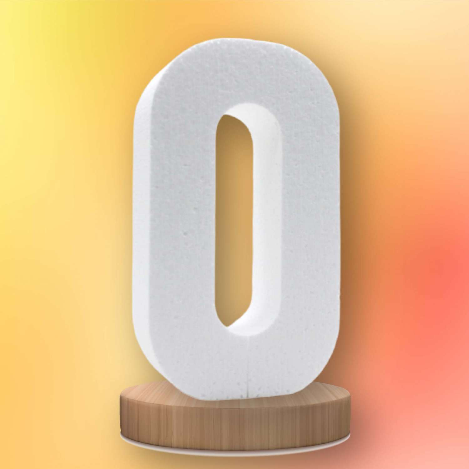 Объемная цифра "0" высота 20 см