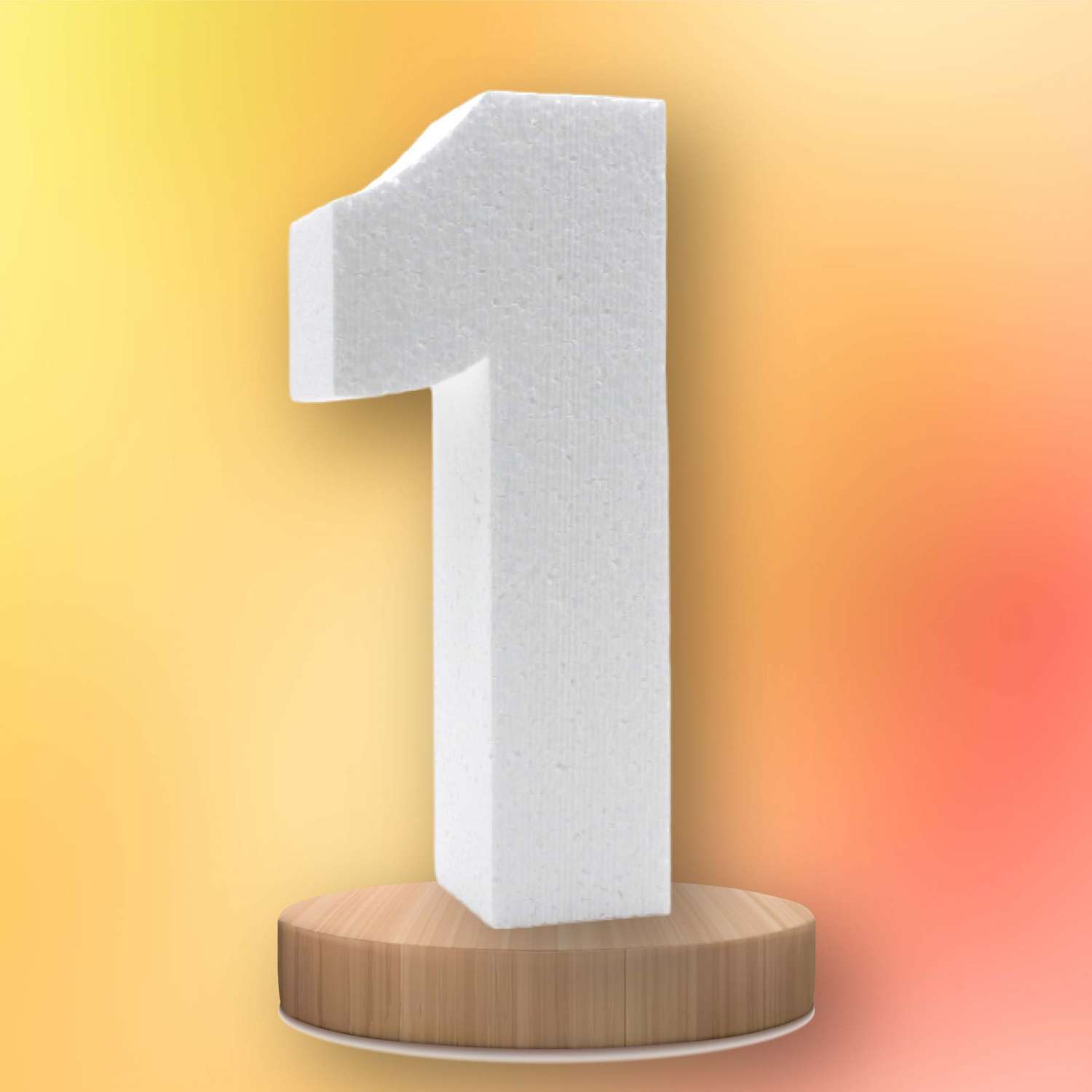 Объемная цифра "1" высота 20 см