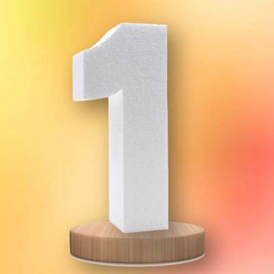 Объемная цифра "1" высота 20 см