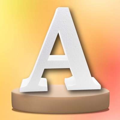 Буква А из пенопласта 30 см