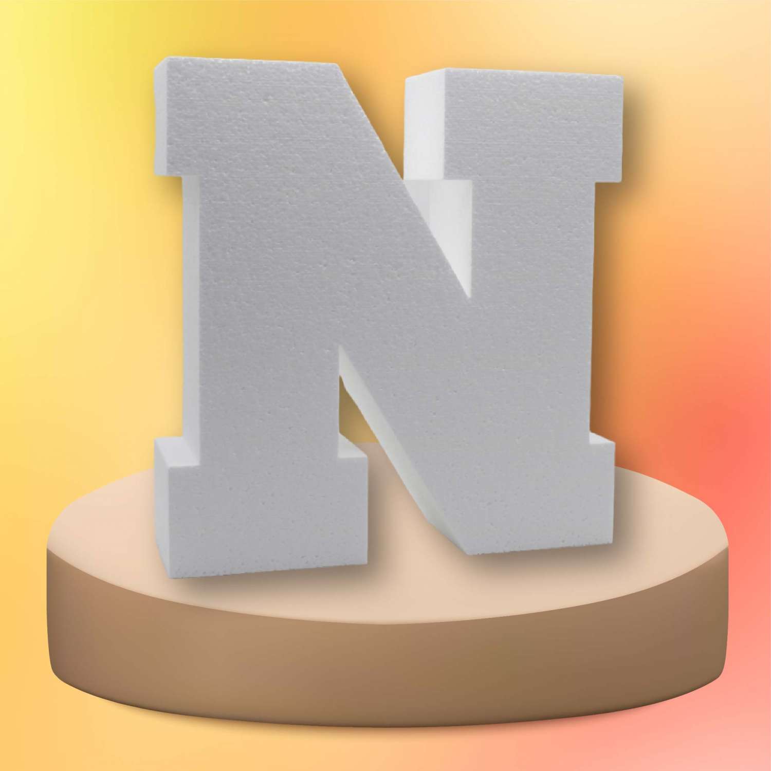 Буква из пенопласта N