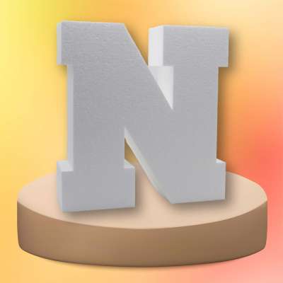 Буква из пенопласта N
