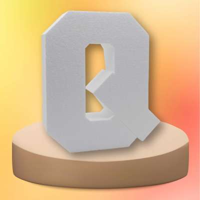 Буква из пенопласта Q