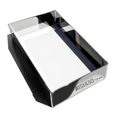 Форма VTK PRO ПРЯМОУГОЛЬНИК 200 х 300 / Н100 мм / нерж. сталь