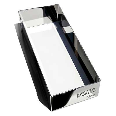 Форма VTK PRO ПРЯМОУГОЛЬНИК 240 х 100 / H50 мм / нерж. сталь