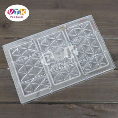 Форма для шоколадных конфет поликарбонатная ПЛИТКА ПОЛИГОНАЛЬНАЯ VTK Products