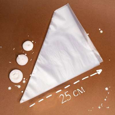 Мешок кондитерский для крема одноразовый 25 см / 100 шт