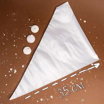 Мешок кондитерский для крема одноразовый 35 см / 50 шт
